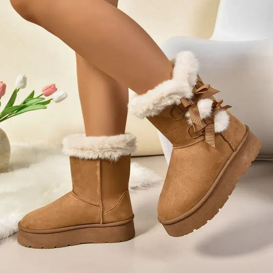 ❄️☃️🌀 “Snow Cuddle Bow”❄️☃️🌀