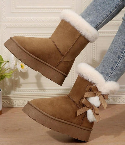 ❄️☃️🌀 “Snow Cuddle Bow”❄️☃️🌀