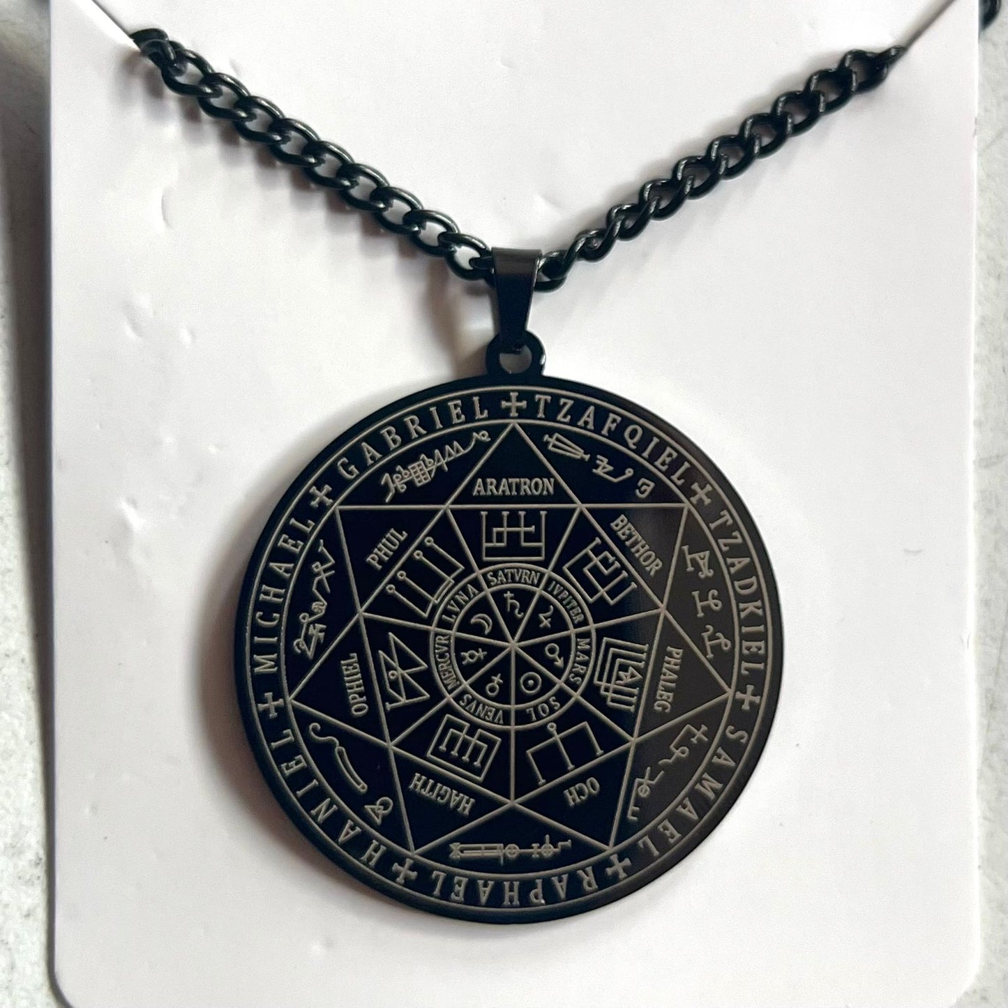 Collar Amuleto 7 Arcangeles