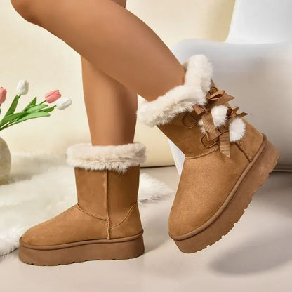 ❄️☃️🌀 “Snow Cuddle Bow”❄️☃️🌀